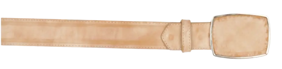Wild West 2C1193651 Honey Genuine Leather Cowboy Belt