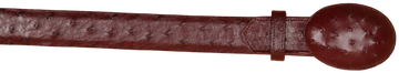 Wild West 2C11A0306 Burgundy Genuine Ostrich Cowboy Belt Suit Essence