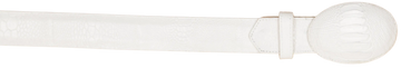 Wild West 2C11A0528 White Genuine Ostrich Leg Cowboy Belt Suit Essence