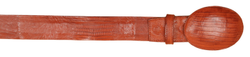 Wild West 2C11A0703 Cognac Genuine Teju Lizard Cowboy Belt Suit Essence