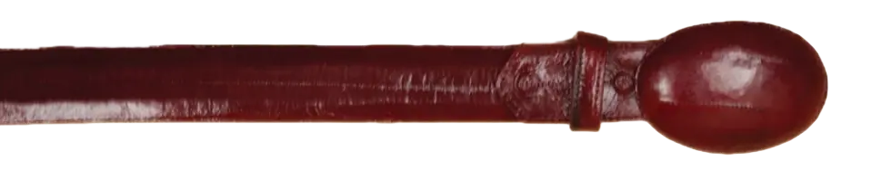 Wild West 2C11A0806 Burgundy Genuine Eel Cowboy Belt