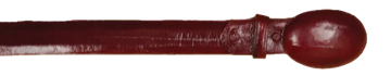 Wild West 2C11A0806 Burgundy Genuine Eel Cowboy Belt
