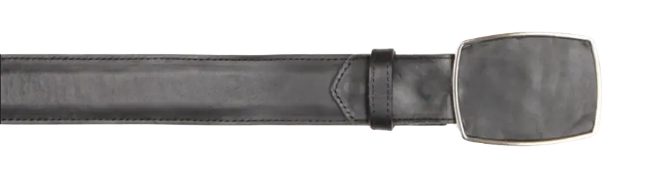 Wild West 2C11A2605 Black Genuine Leather Cowboy Belt