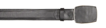 Wild West 2C11A2605 Black Genuine Leather Cowboy Belt