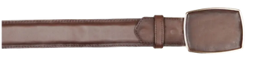 Wild West 2C11A2607 Brown Genuine Leather Cowboy Belt