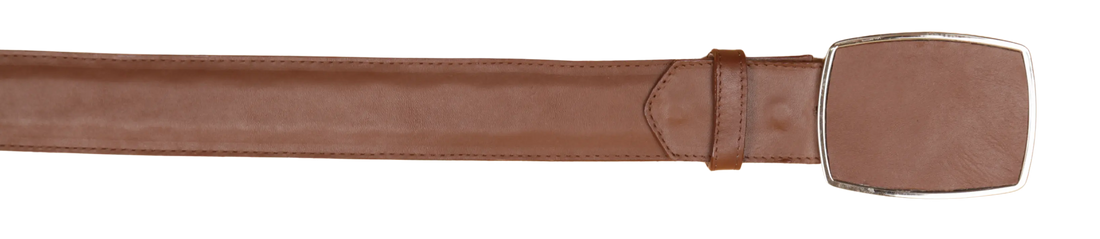 Wild West 2C11A3807 Brown Genuine Leather Cowboy Belt Suit Essence