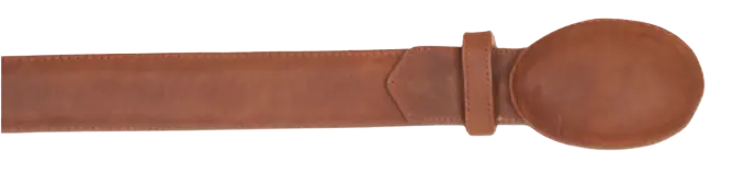 Wild West 2C11A5003 Cognac Genuine Leather Cowboy Belt Suit Essence