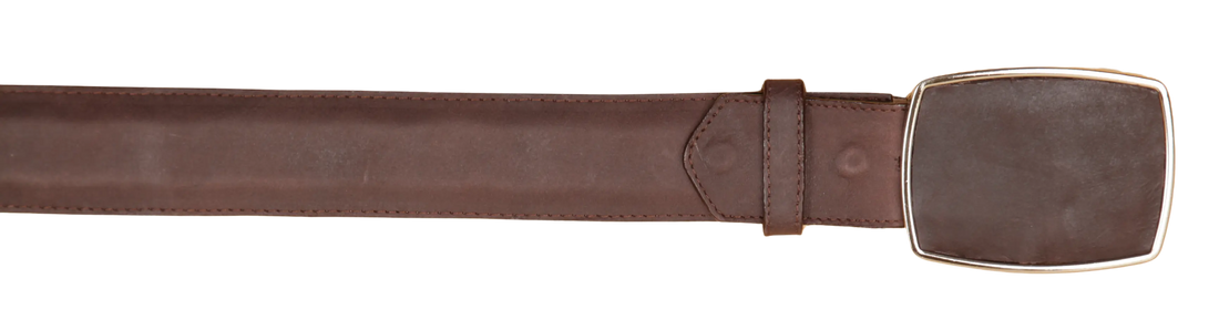 Wild West 2C11A5007 Brown Genuine Leather Cowboy Belt Suit Essence