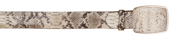 Wild West 2C11A5749 Natural Genuine Python Cowboy Belt Suit Essence