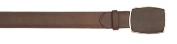Wild West 2C11A6207 Brown Genuine Leather Cowboy Belt