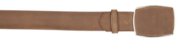 Wild West 2C11A6231 Tan Genuine Leather Cowboy Belt