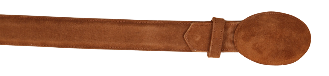 Wild West 2C11A6603 Cognac Genuine Leather Cowboy Belt Suit Essence