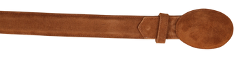 Wild West 2C11A6603 Cognac Genuine Leather Cowboy Belt Suit Essence