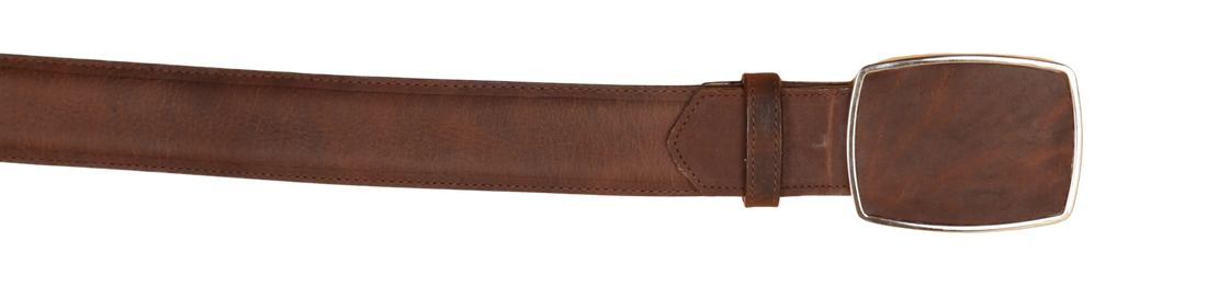 Wild West 2C11A9940 Walnut Genuine Leather Cowboy Belt Suit Essence