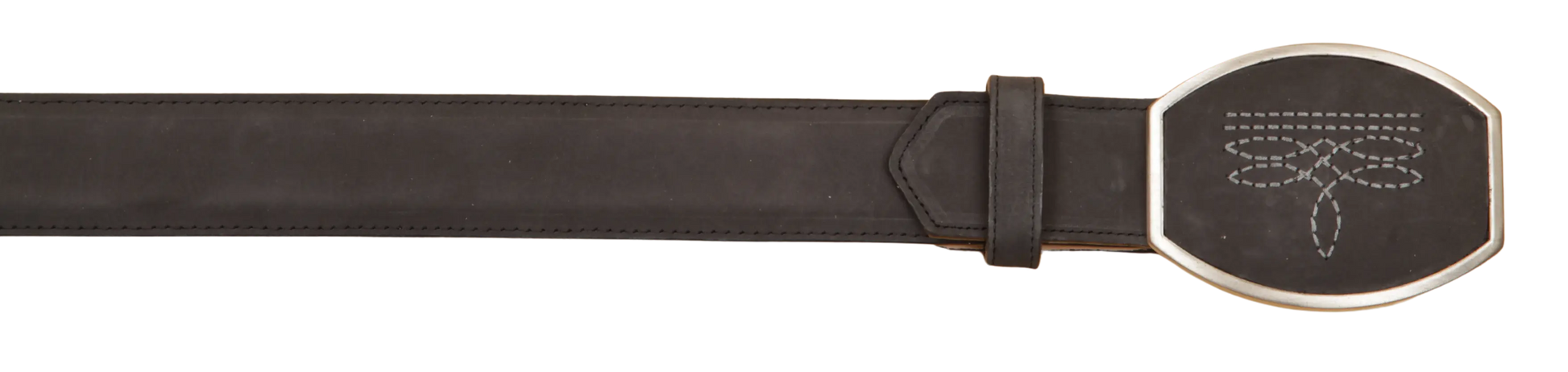 Wild West 2C11AR6309 Gray Genuine Leather Cowboy Belt Suit Essence