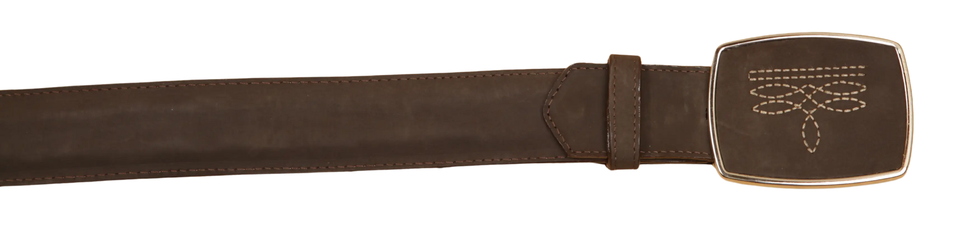 Wild West 2C11AR6359 Tobacco Genuine Leather Cowboy Belt Suit Essence