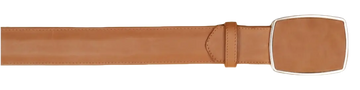 Wild West 2C11AR6362 Camel Genuine Leather Cowboy Belt