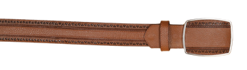 Wild West 2C25U2751 Honey Genuine Leather Cowboy Belt