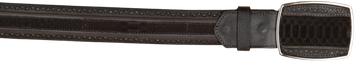 Wild West 2C25UN5705 Nubuck Black Genuine Python Cowboy Belt Suit Essence