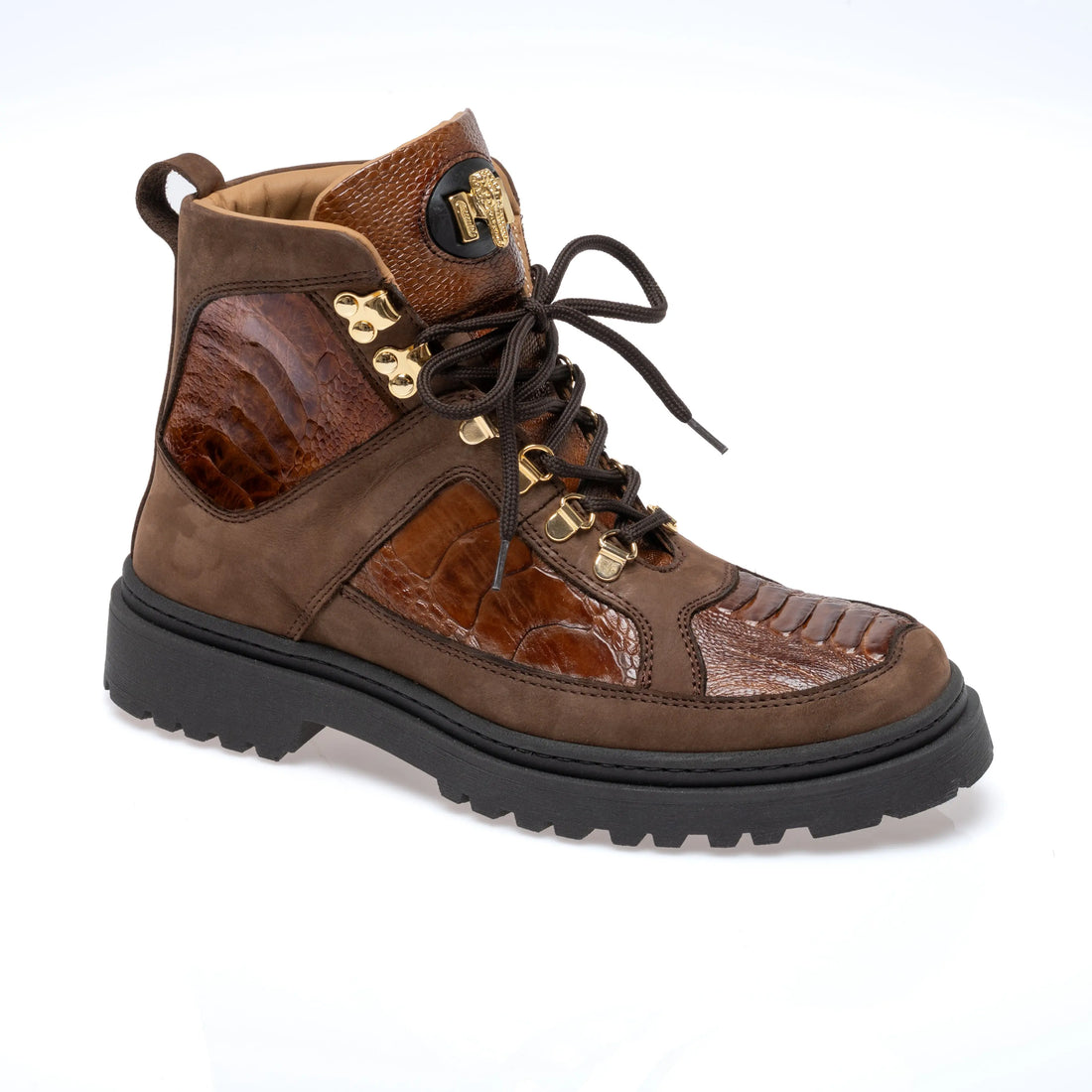 Mauri 3259 Land Genuine Nubuck & Ostrich Leg Boots