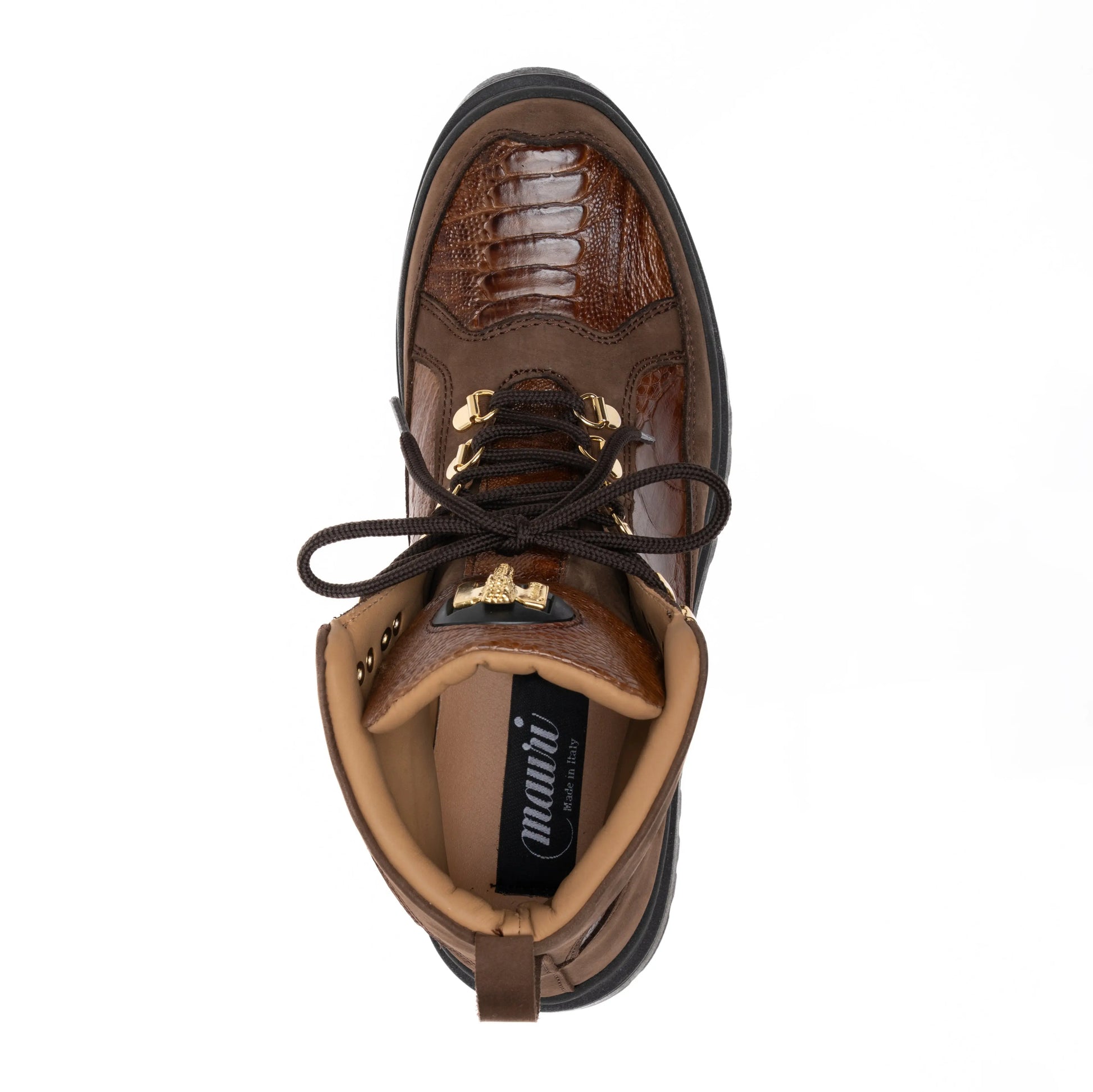 Mauri 3259 Land Genuine Nubuck & Ostrich Leg Boots