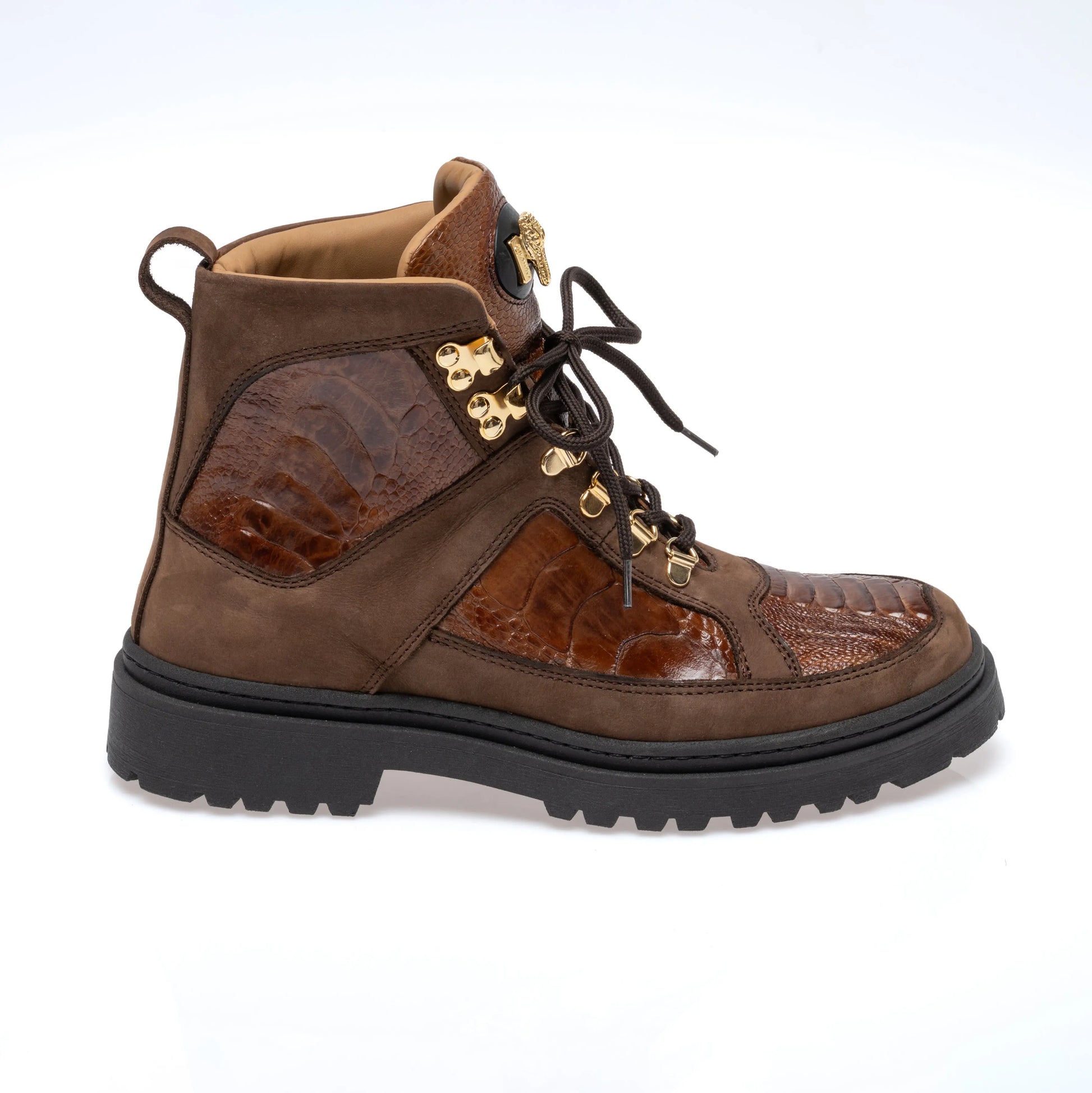 Mauri 3259 Land Genuine Nubuck & Ostrich Leg Boots