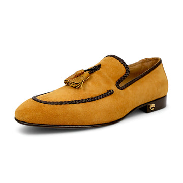 Mauri 3262 Toffee Genuine Ostrich Leg/Suede Loafers
