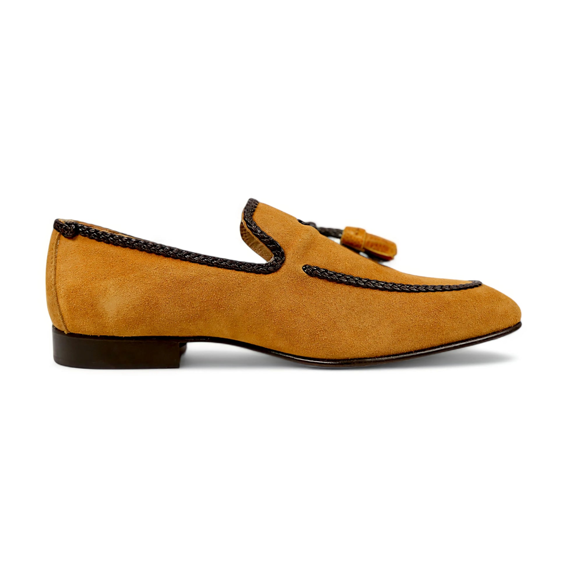 Mauri 3262 Toffee Genuine Ostrich Leg/Suede Loafers