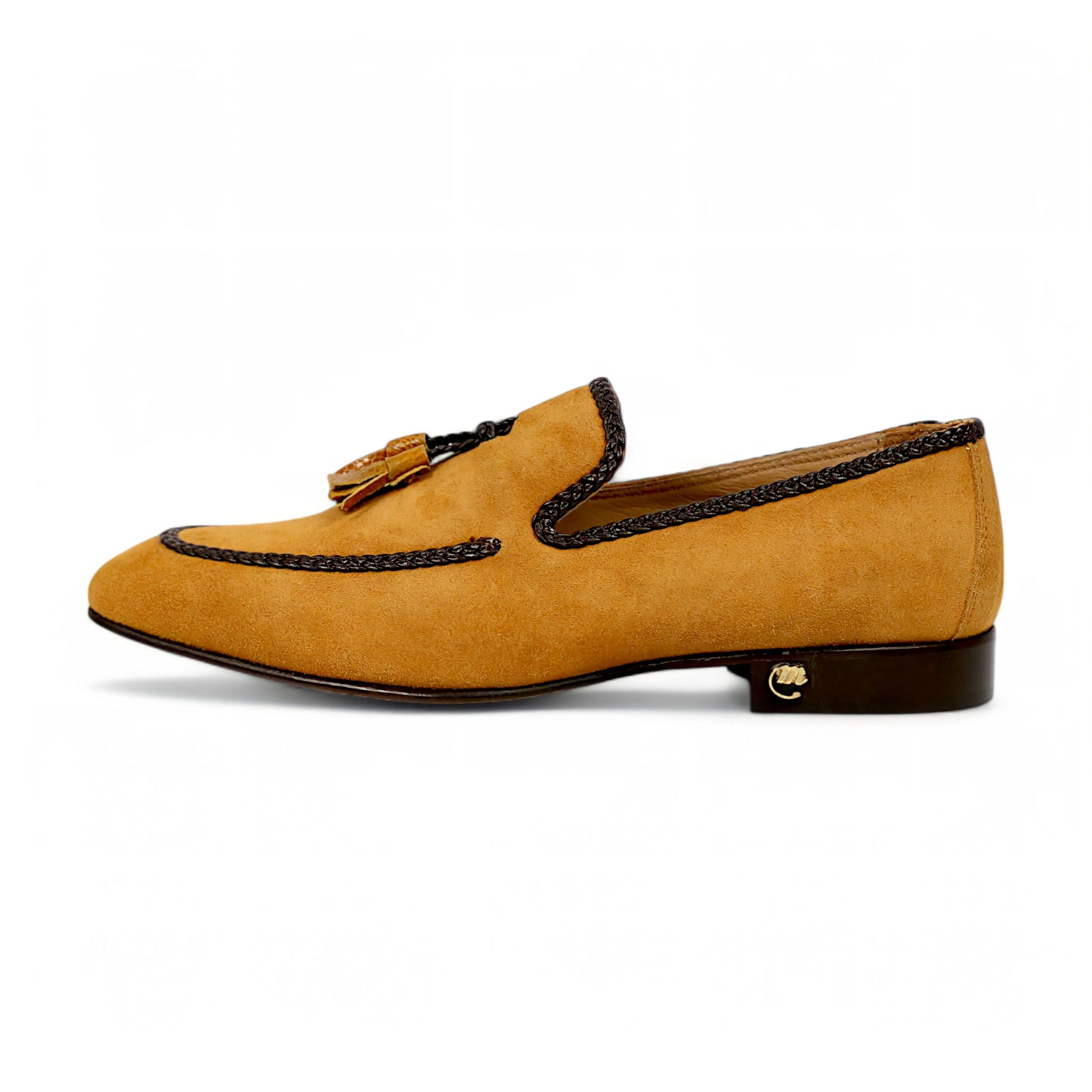 Mauri 3262 Toffee Genuine Ostrich Leg/Suede Loafers