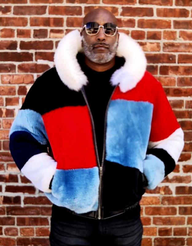 Jakewood 3470H Multicolor Genuine Mouton Fur Hooded Jacket