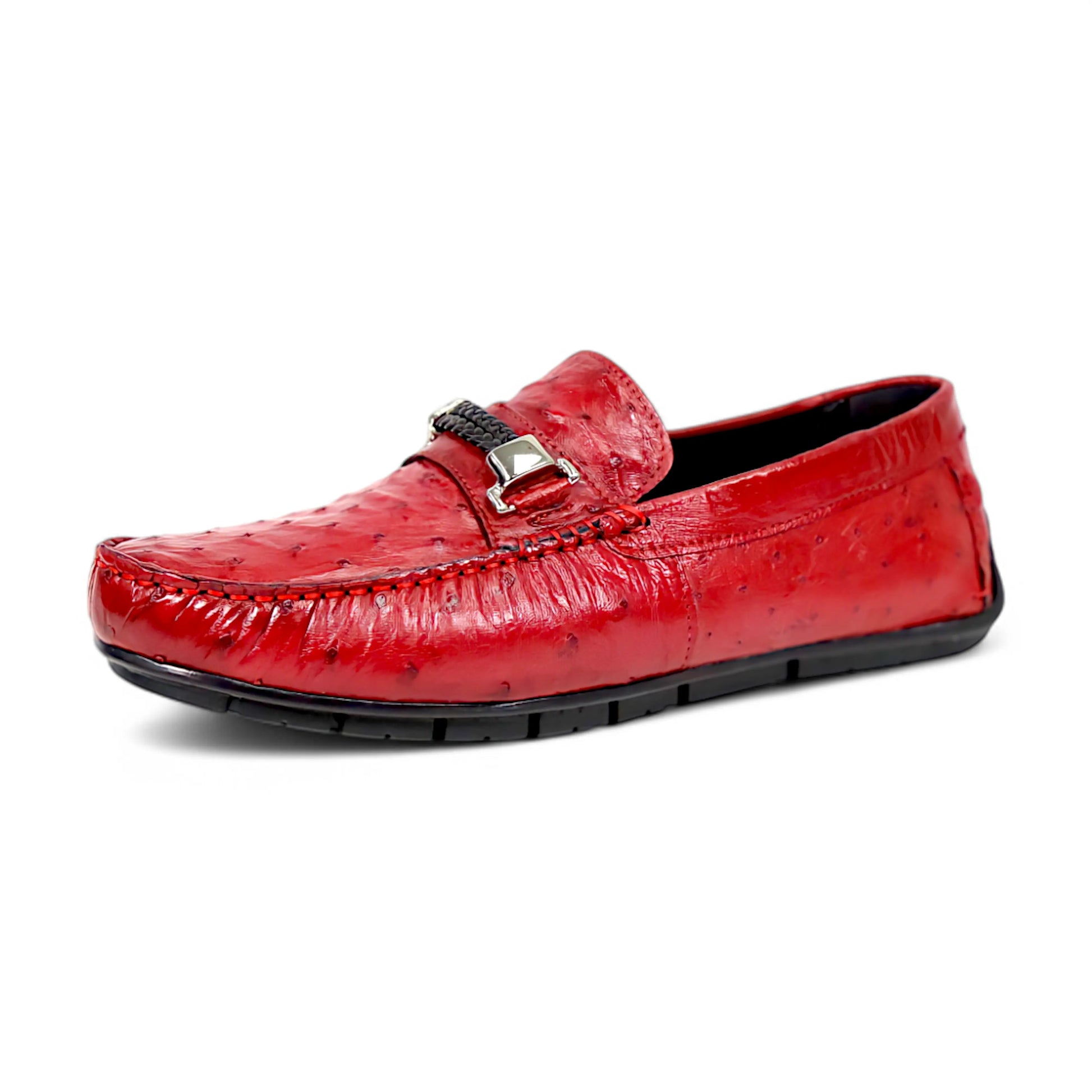 Mauri 3517/5 Campari Genuine Ostrich Loafers