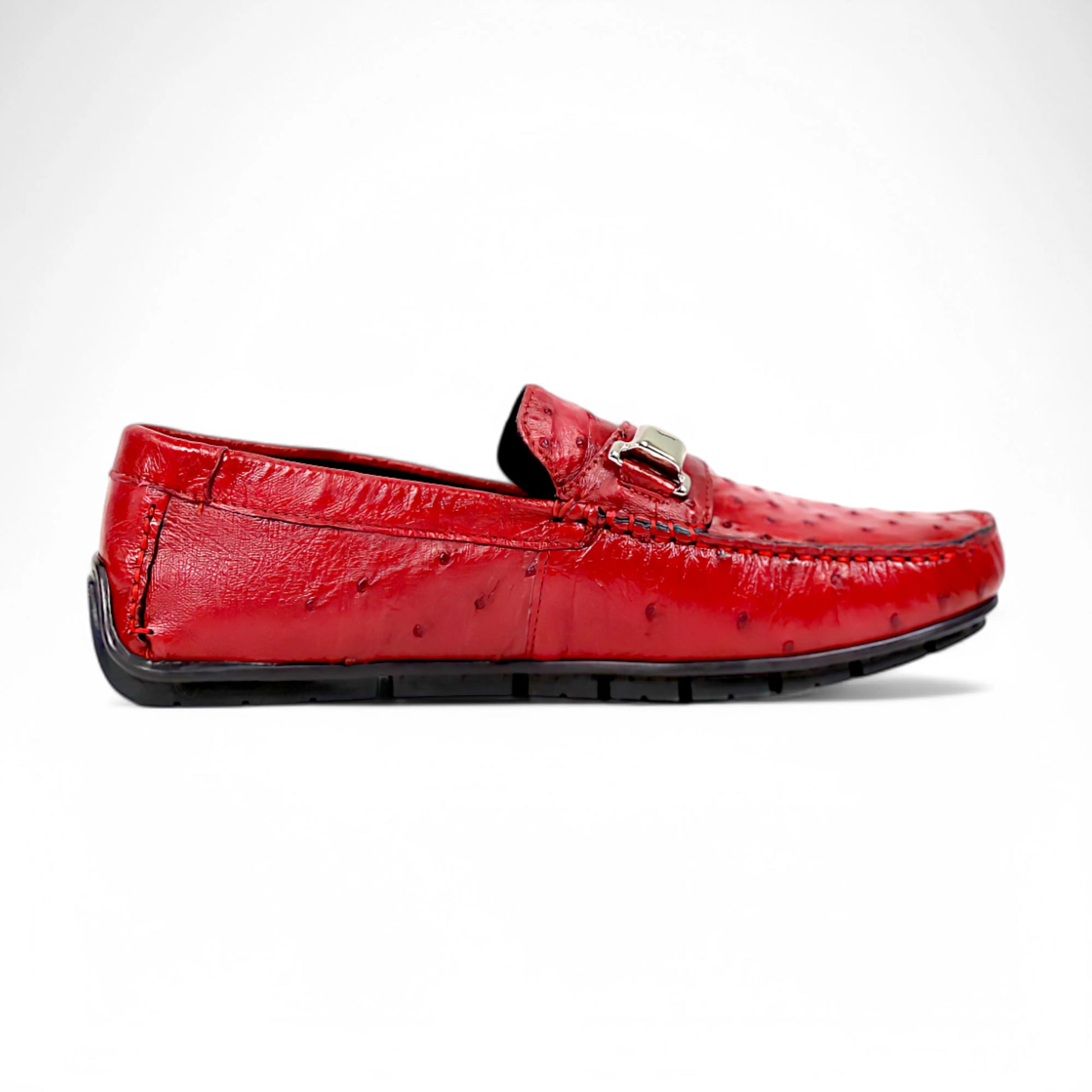 Mauri 3517/5 Campari Genuine Ostrich Loafers