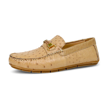 Mauri 3517/5 Dune Genuine Ostrich Loafers