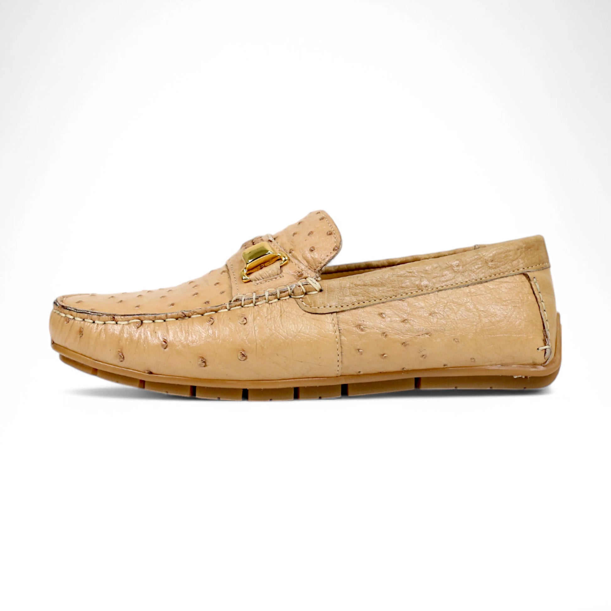 Mauri 3517/5 Dune Genuine Ostrich Loafers