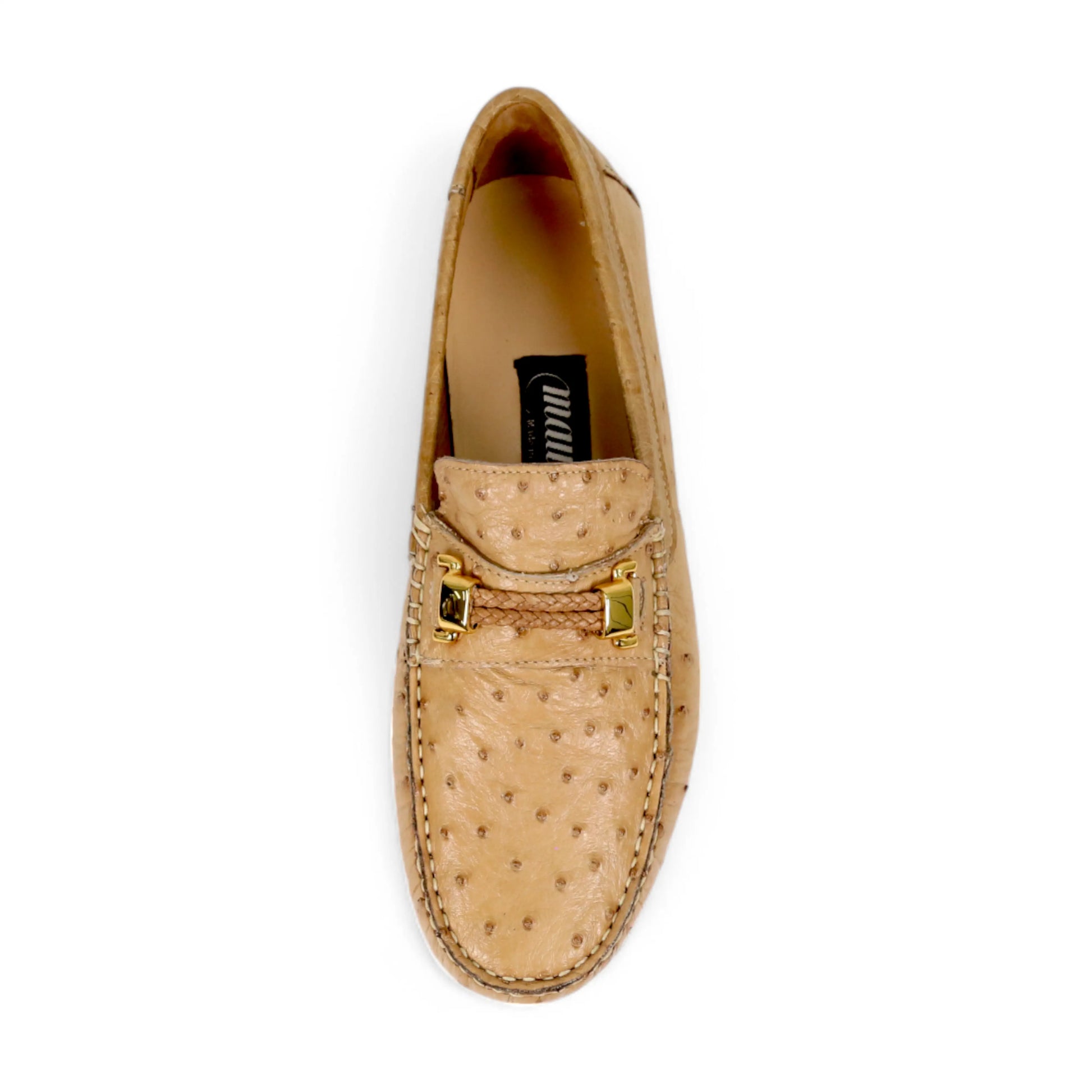 Mauri 3517/5 Dune Genuine Ostrich Loafers