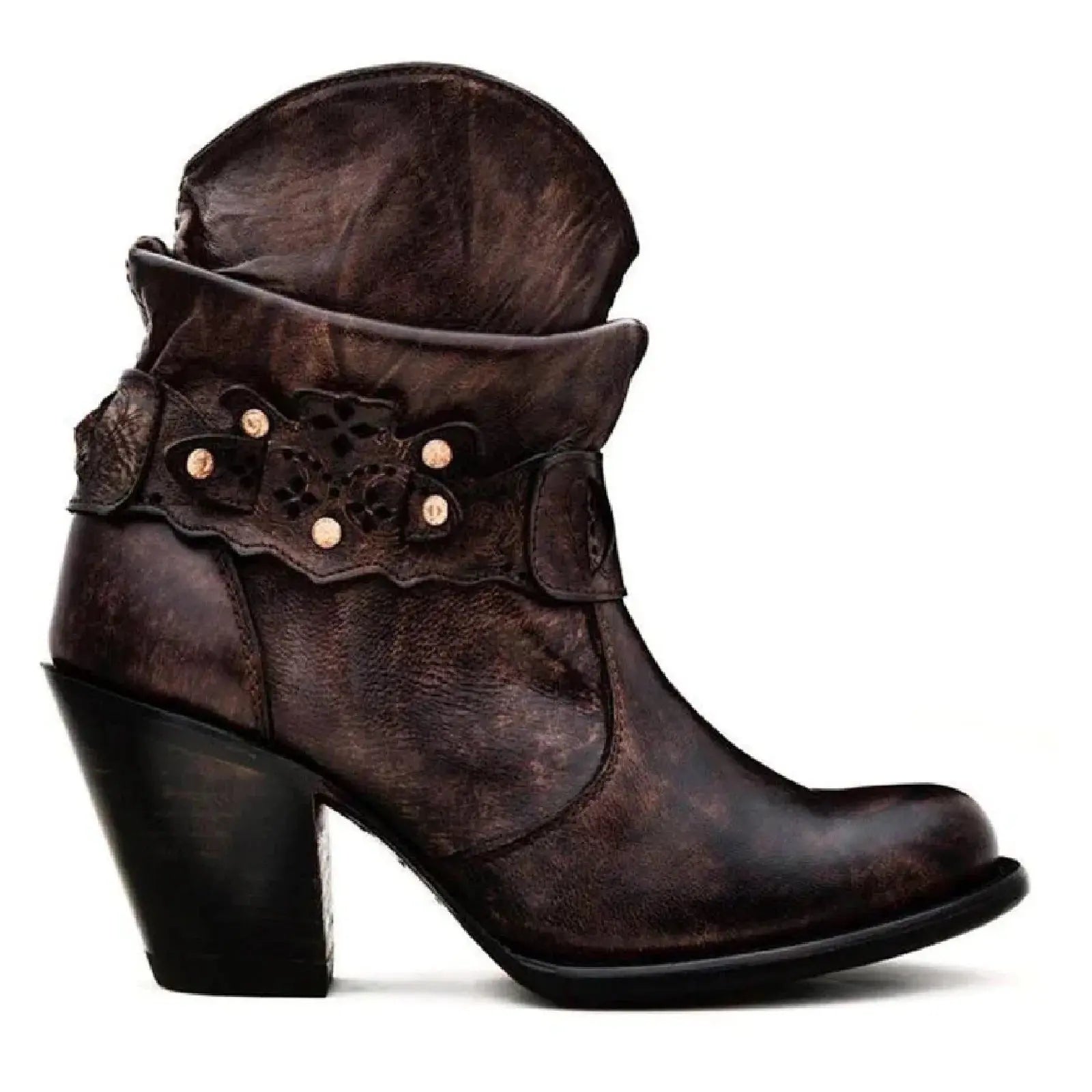 Los Altos 3778307 Women's Marron Genuine Leather Boots