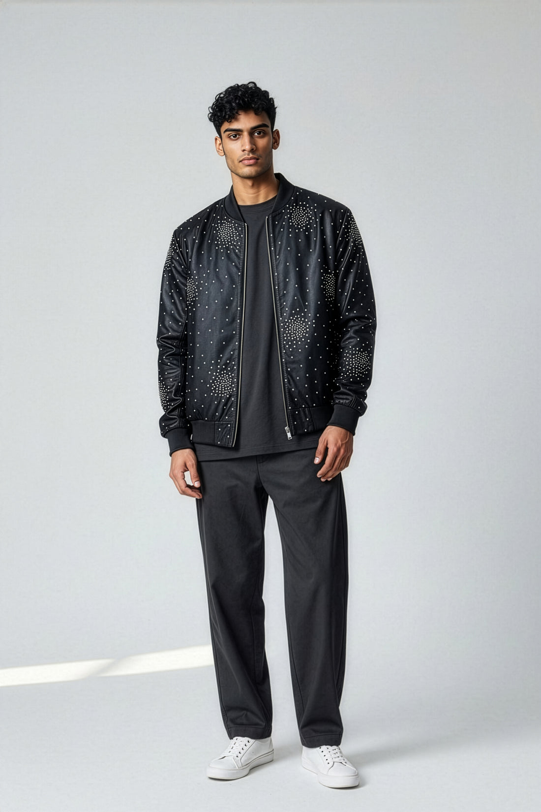 Jakewood 4004 Black Genuine Lambskin Leather Jacket