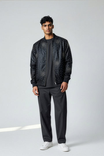 Jakewood 4004 Black Genuine Lambskin Leather Jacket