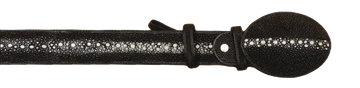 Wild West 2C111405 Black Genuine Full Rowstone Stingray Cowboy Belt