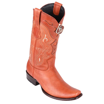 King Exotic 4792751 Men's Honey Genuine Leather Dubai Toe Cowboy Boots