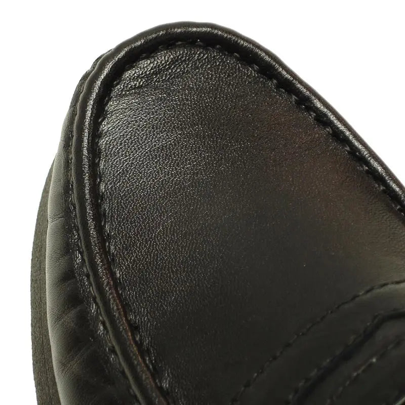 Pinoso's P-4804-628 Black Slip on Loafers