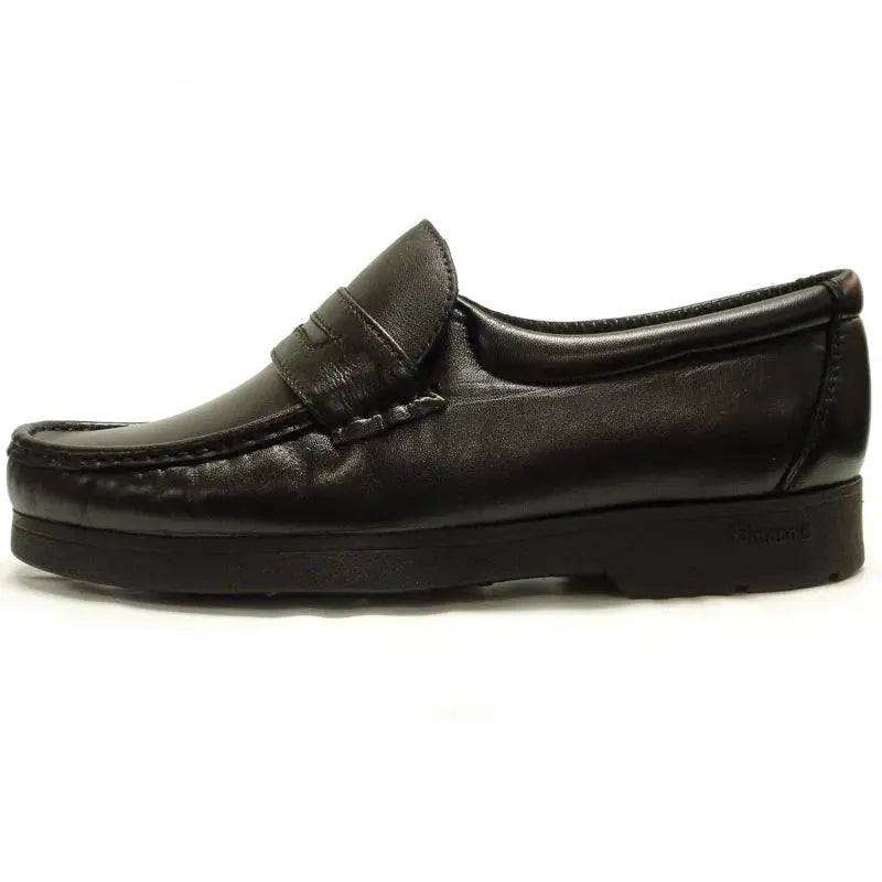 Pinoso's P-4804-628 Black Slip on Loafers