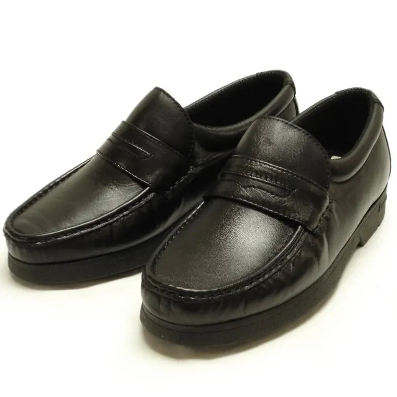 Pinoso's P-4804-628 Black Slip on Loafers