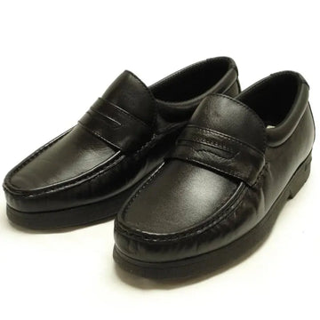 Pinoso's P-4804-628 Black Slip on Loafers