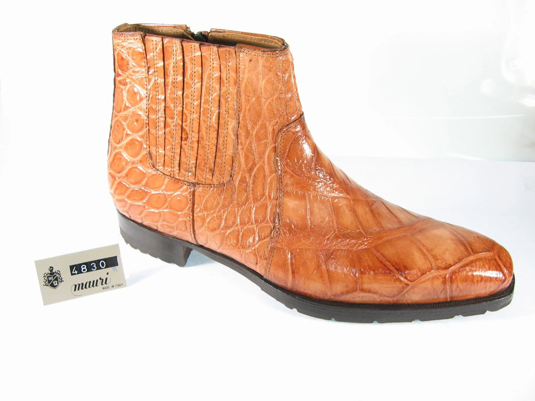 Mauri 4830 Brown Genuine Alligator Boots