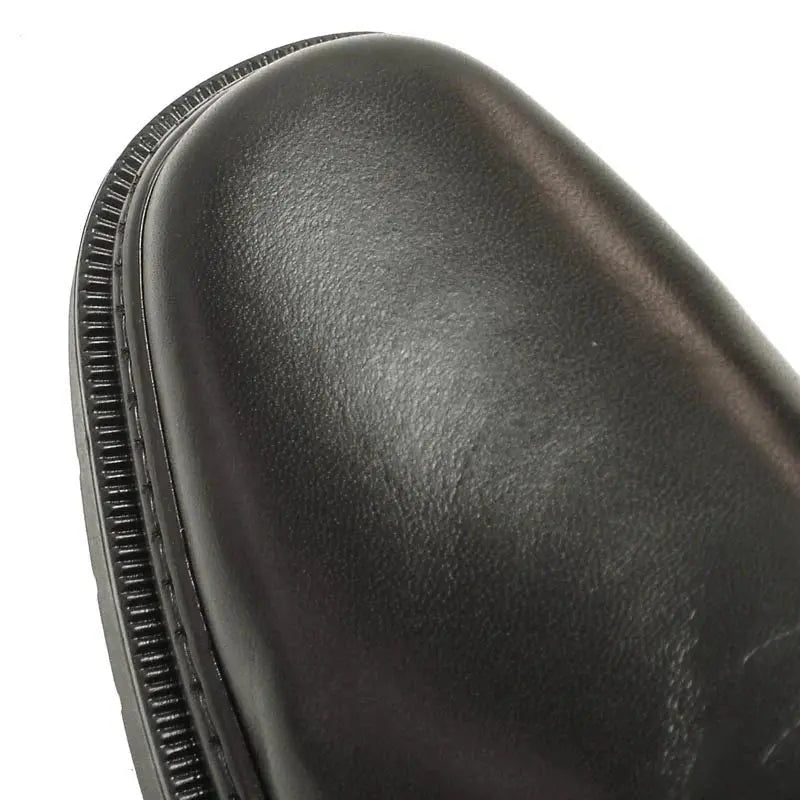 Pinoso's P-5061 Black Slip on Loafers