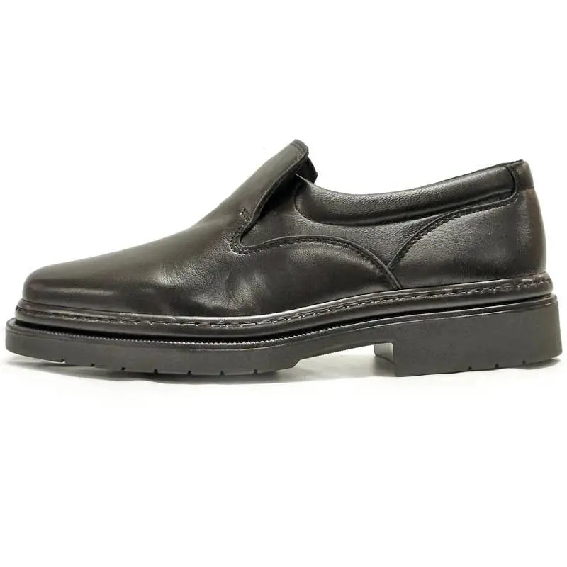 Pinoso's P-5061 Black Slip on Loafers