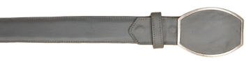 Wild West 2C11A5109 Gray Genuine Leather Cowboy Belt