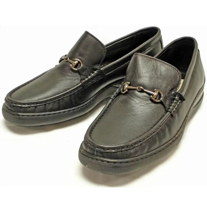 Pinoso's P-5158 Black Slip on Loafers