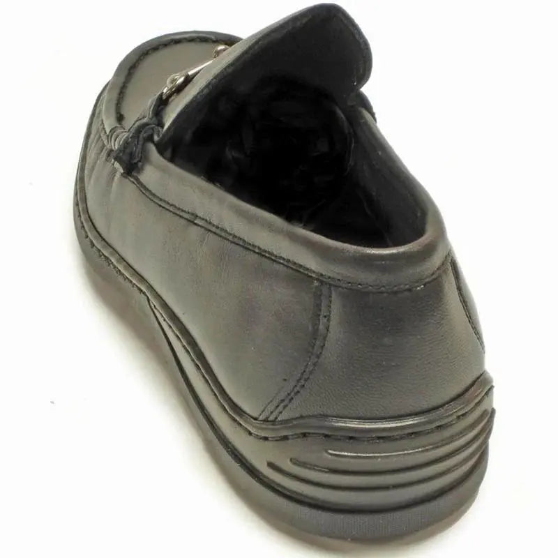 Pinoso's P-5158 Black Slip on Loafers